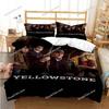 Yellowstone Fashion Цифровая печать Комплект постельного белья Пододеяльник Одеяло Кровать Односпальная Twin Full Queen Молодежь Дети Девочка Мальчики Подарок369