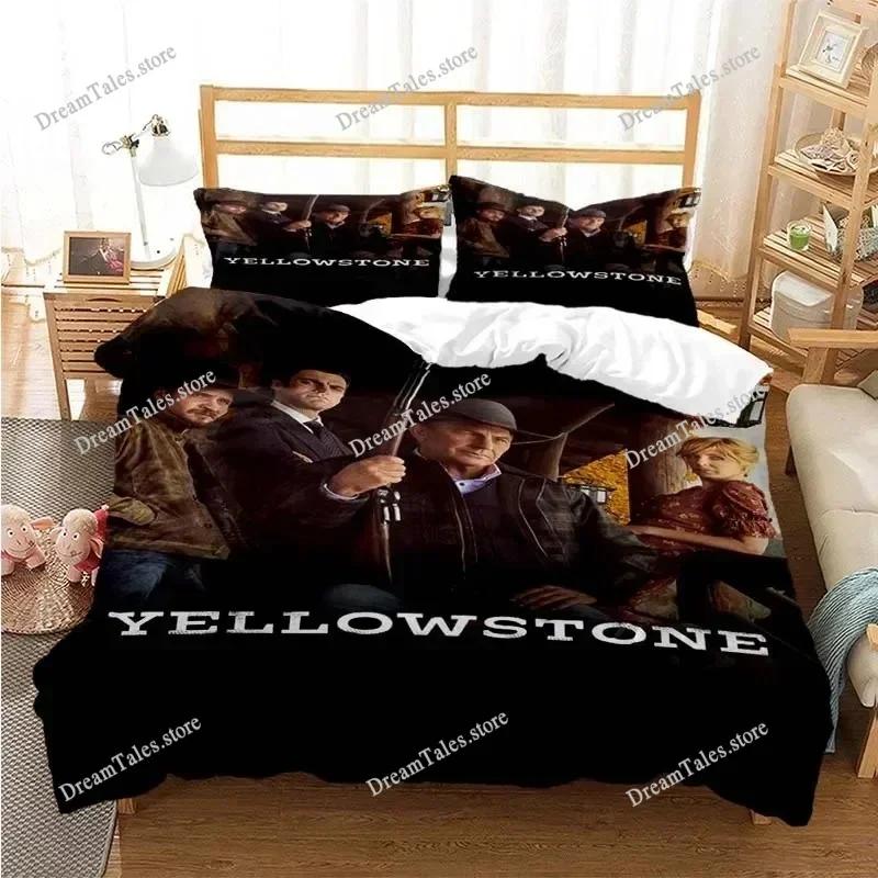 Yellowstone Fashion Цифровая печать Комплект постельного белья Пододеяльник Одеяло Кровать Односпальная Twin Full Queen Молодежь Дети Девочка Мальчики Подарок369