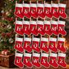 Creativity Christmas Alphabet Socks A-Z Candy Bag Multifunctional Xmas Tree Ornament Bedside