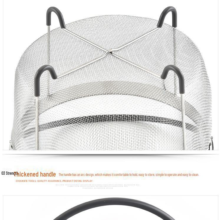 Портативная овощеварка из нержавеющей стали 304 с силиконовой ручкой - многофункциональная корзина для рисоварки