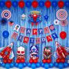 Super Birthday Suit Avengers Themed Party Decoration Spider-Man Captain America Balloon Suit