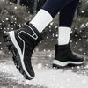 Winter Snow Boots Women Boots Plush Outdoor Non-slip Women Warm Waterproof Boots Fashion Designer Shoes Plus Size