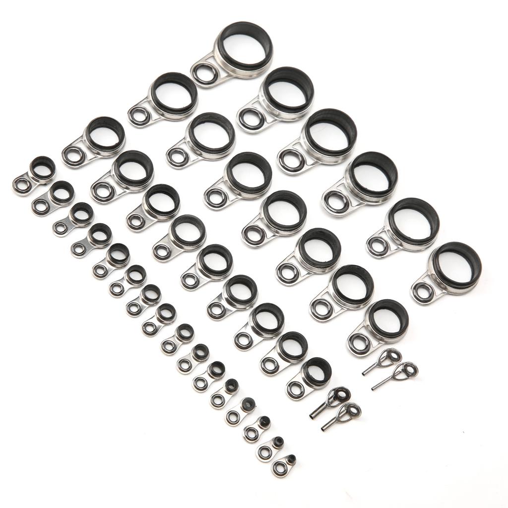 41 в 1 набор универсальных снастей для заброса камней, направляющие для удочки, кольца для лески, лучшие советы