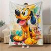 1PC Colorful Pluto Art Blanket - Seasonal Universal, Home Decorative Throw, Soft Warm Blanket, Soft Flannel Throw Blanket, Living Room, Trav