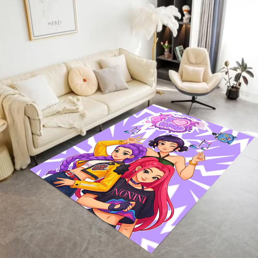 Galactic Trio Harmony Area Rug Suitable for Kitchen Study room Dining Room Hallway Antislip Carpet Anime Office Decor Birthday/Christmas Gift