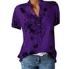 1111ebay. fashion printed V-neck short-sleeved shirt top 11 colors 8 yards