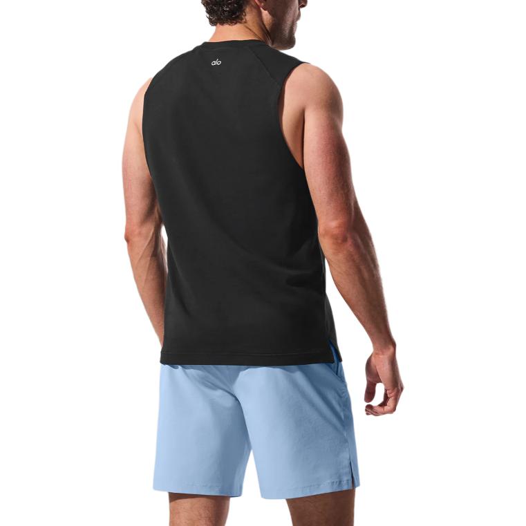 Alo Yoga Tank Tops Men's Crew Neck Moderate Other M2073R