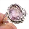 Натуральный аметрин драгоценный камень ручная работа 925 чистое серебро ювелирное кольцо размер 5.5 M3Q29