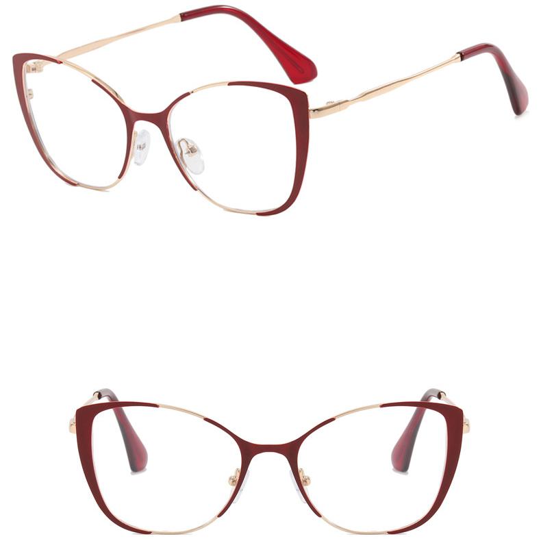 Женские треугольные металлические очки, модная и персонализированная уличная фотография, вогнутая форма, маленькое лицо