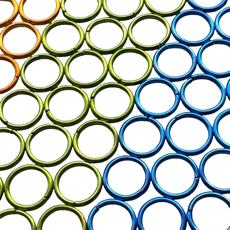 100PCS/Set Pigeon Foot Rings Chick Bird Foot Bands Aluminum Identify Leg Rings for Quails Pigeons Clip Rings Bird Appliances