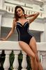 One-piece Swimsuit with Wide Straps (100330)