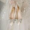 2024 Rhinestone Stiletto Bridal & Bridesmaid Heels - French Fashion for Spring, Summer, Autumn
