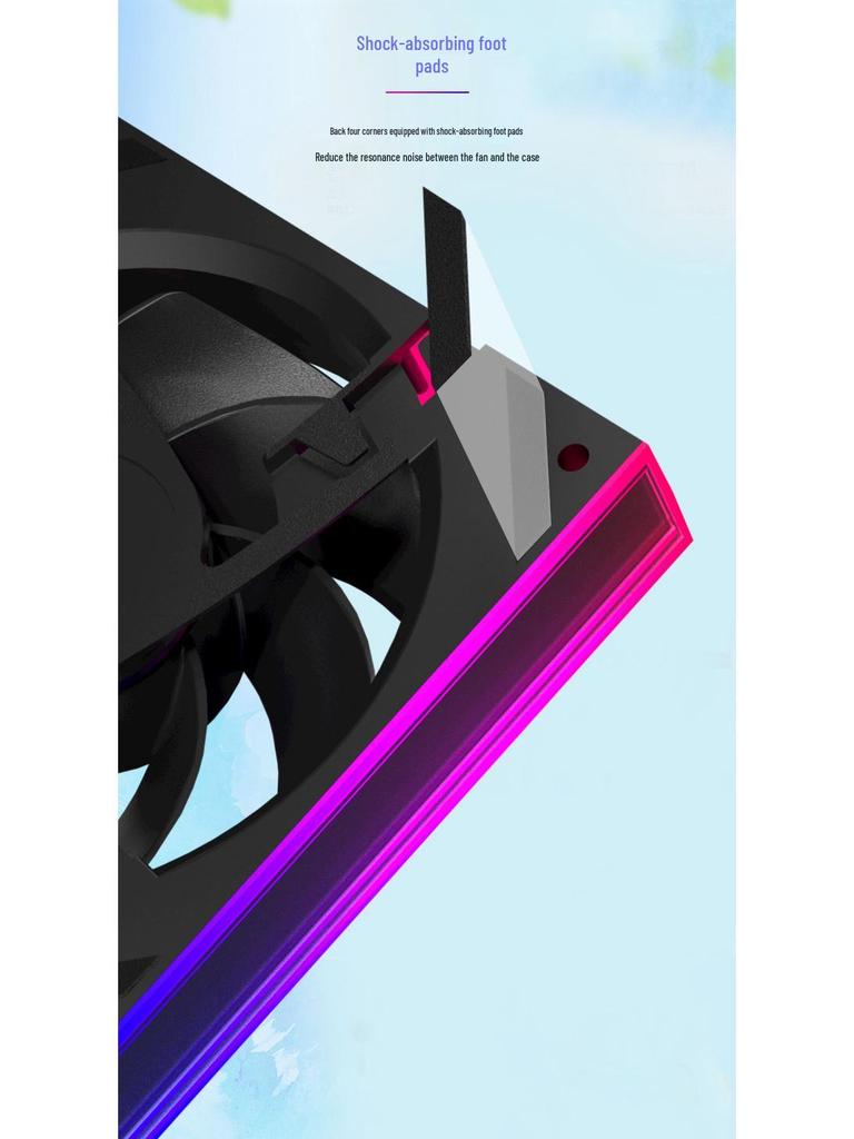 Корпусный вентилятор Prism 10PRO 12CM ARGB с ШИМ-управлением температурой и синхронизацией