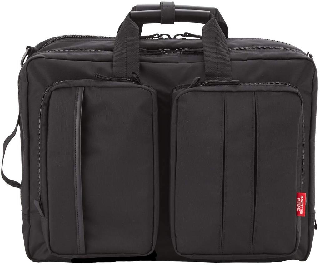2475BK 3WAY Briefcase [Manhattan Passage] “Zero Gravity” (Black) Men's