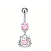 CrysPure Stainless Steel Belly Button Rings Body Jewelry for Girls