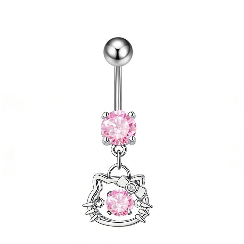 CrysPure Stainless Steel Belly Button Rings Body Jewelry for Girls