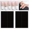 1860Pcs/Set French Tip Nail Stickers Self-adhesive Manicure Strips Auxiliary Stickers for French Nails