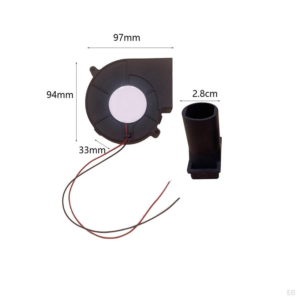 Вентилятор для барбекю Электрический BBQ Кухонные грили Мини-воздуходувка Портативная печь для костра Маленький