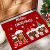 Christmas Carpet Gift Carpet Red Festive Soft Living Room Carpet Rug For Bedroom Doormat Welcome Mat Outdoor Carpet