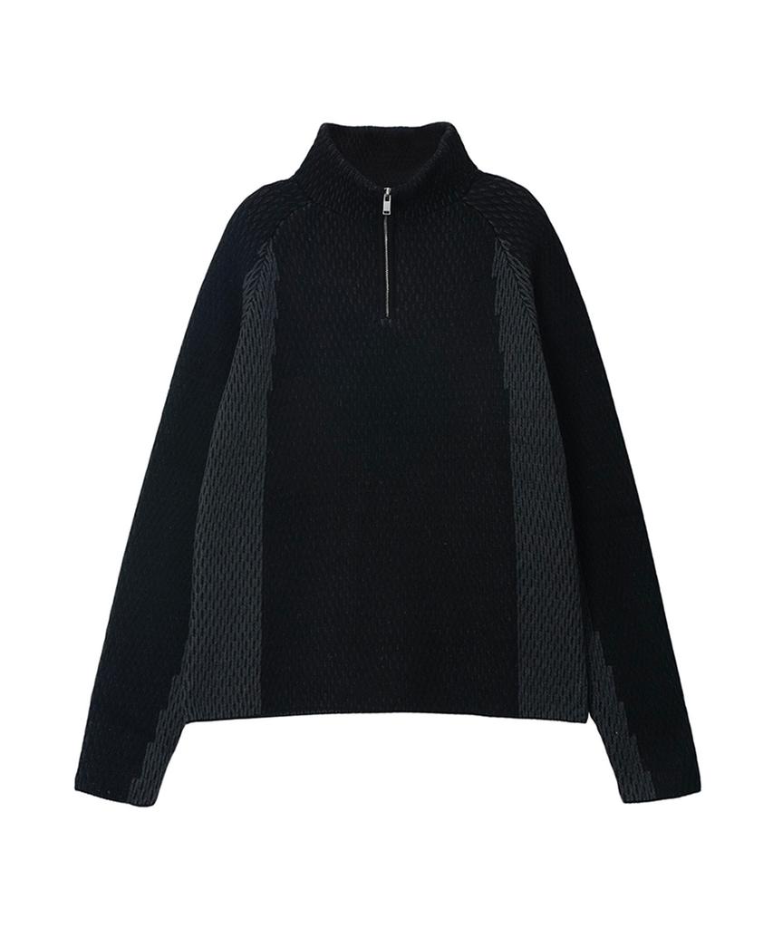 FDR Honey Comb Jqd Racing Half Zip Up_Black/Charcoal