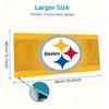 Pittsburgh Steelers2 Print  Cushion Non-slip Laptop Tablet Big Mousepad XXL Mat Mini PC Playmat With Lock edge