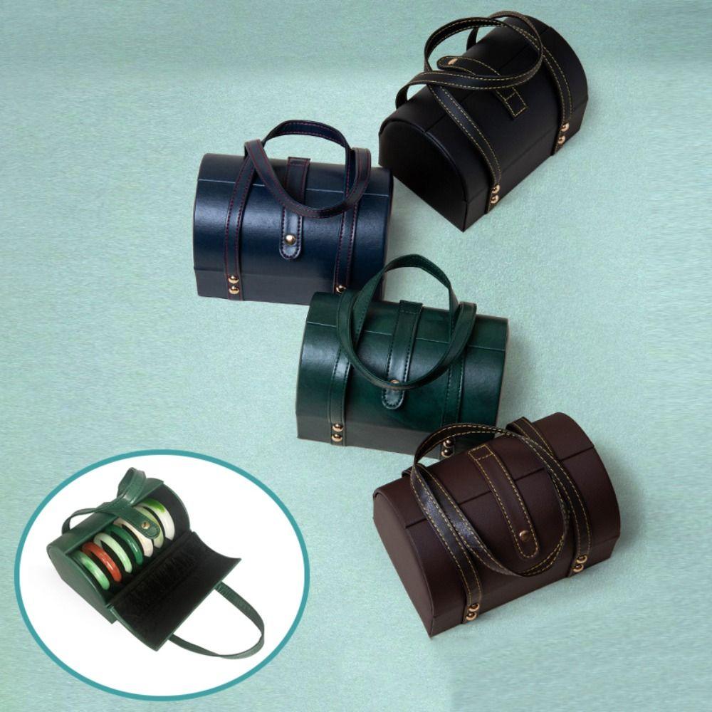 7Positions Bracelet Display Box Dustproof Bracelet Carrying Case Watch Protective