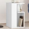 VidaXL Side Table White 35x35x60 Cm Engineered Wood, End Table, Sofa Side Table, Lamp Table, Table 840737