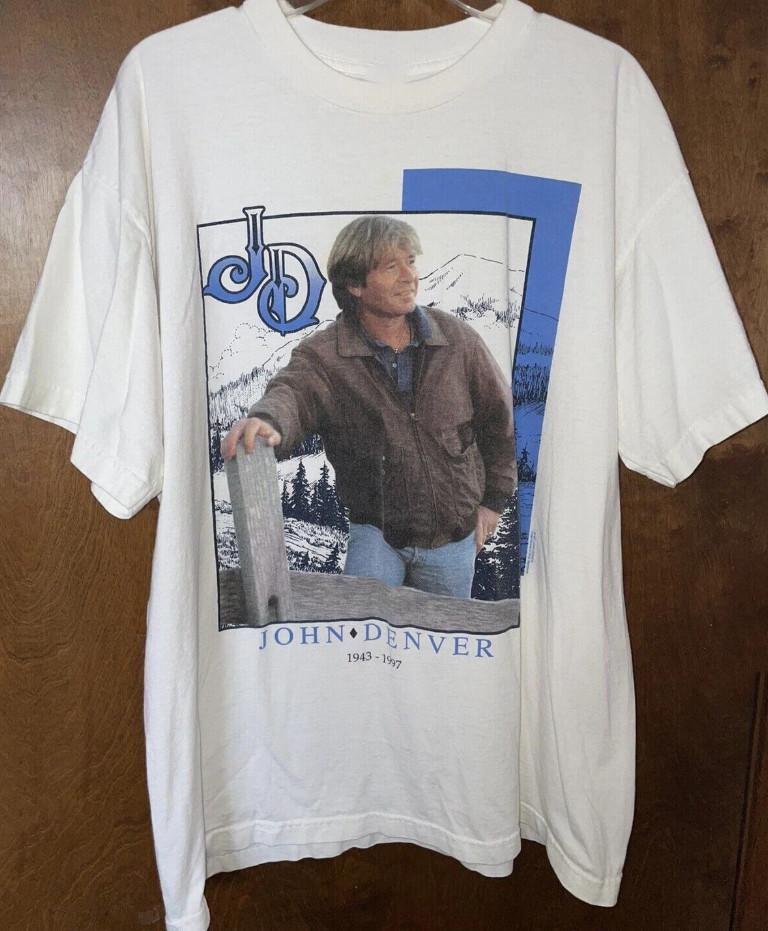 Vtg John Denver Take Me Home T-shirt size S-5XL