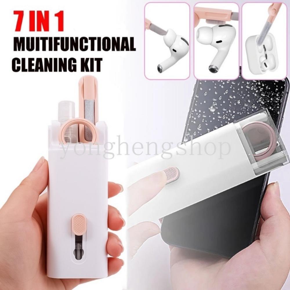 7-в-1 набор щеток для чистки компьютерной клавиатуры с съемником клавиш, гарнитурой, наушниками, щетками, ручкой, телефоном, ноутбуком, инструментом для чистки экрана Du