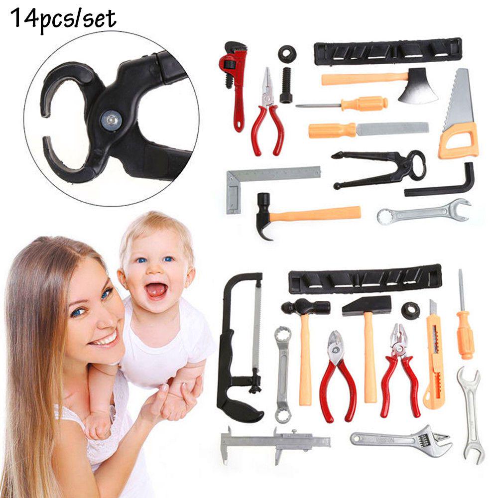 14 шт./компл., забавный детский подарок, сделай сам, строительные ремонтные игры, наборы строительных инструментов, ролевые игры, игрушки