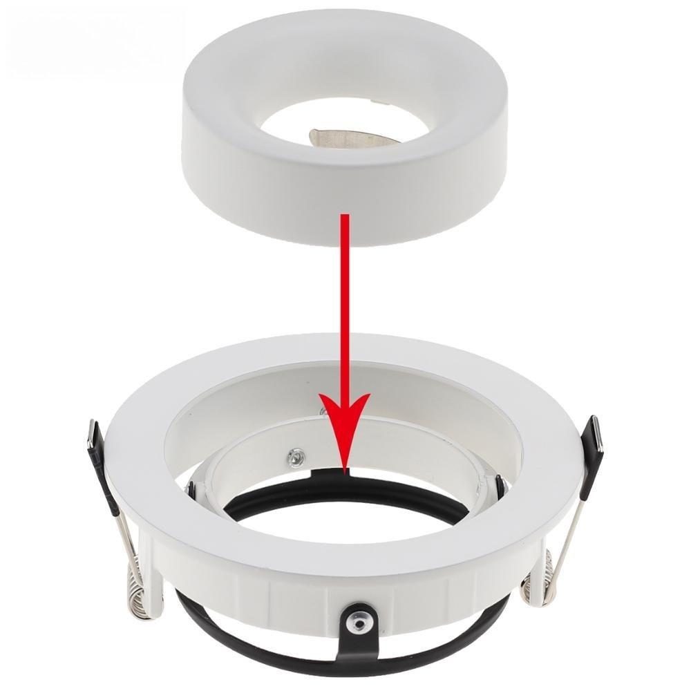 Joyinled 1/5/10 GU10 MR16 Светодиодный точечный светильник Регулируемый встраиваемый потолочный светильник для домашнего декора осветительный прибор