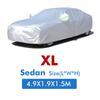 Car Cover Outdoor Protection Full Exterior Snow Cover Sunshade Dustproof Oxford Protection Cover Universal for Hatchback Sedan