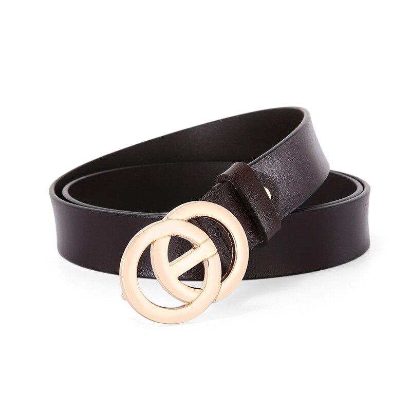 Женские роскошные дизайнерские брендовые ремни из натуральной кожи, высококачественные винтажные ремни с пряжкой для женских джинсов, повседневный ремешок для платья LB2207