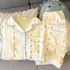 Spring New Small Fresh Floral Pajamas Women'S Long-Sleeved Trousers Lazy Simple Loungewear Set
