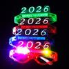 Квадратная/Сердечко Форма 2026 Новый Год Светящиеся Очки LED Светящиеся Новогодние Party Очки Мужские/Женские/Детские