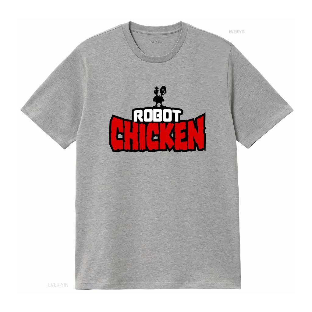 ROBOT CHICKEN TV Show T Shirt Unique and Stylish Design for Fans vintage Washed homme Comfortable Stretched Slightly fashion