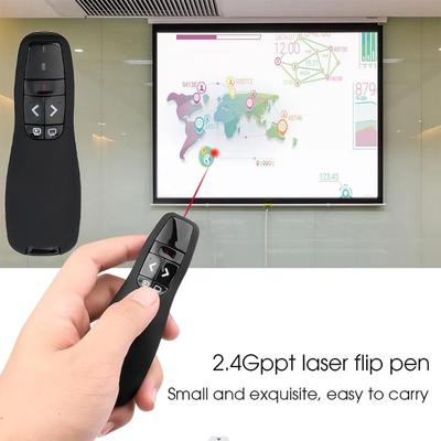 Беспроводной презентер 2,4G, USB-пульт дистанционного управления, лазерная ручка, беспроводной пульт дистанционного управления, красная лазерная указка для PPT, офиса для преподавания PowerPoint