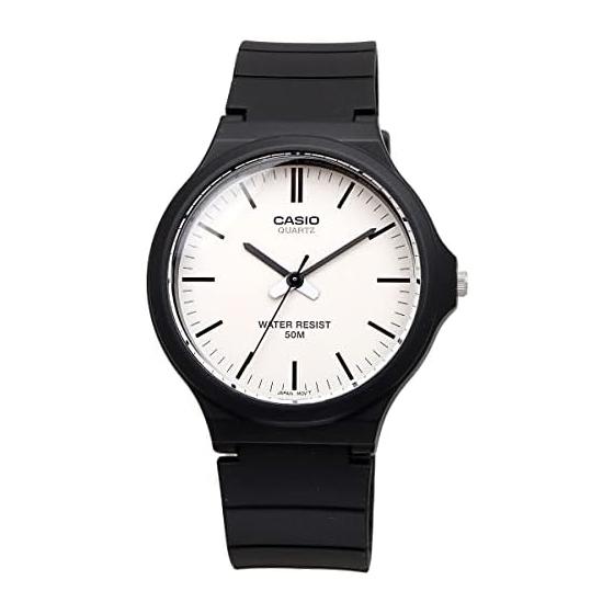 [Casio] Стандартные аналоговые кварцевые часы MW-240-7EV Без косметической коробки Мужские Черные x Белые Зарубежная модель [Параллельный импорт]