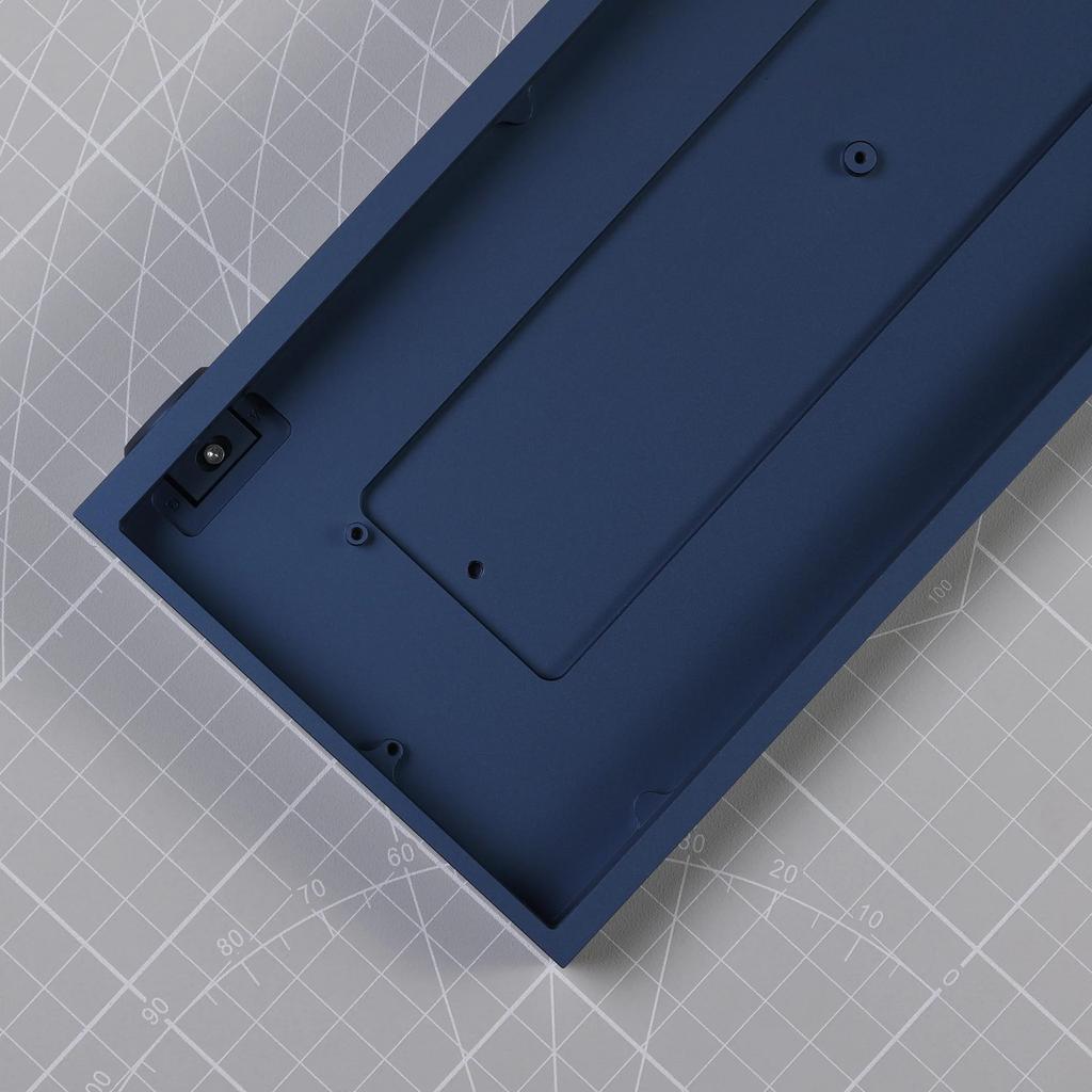 Tofu60 Redux Aluminum Case Keyboard Case Compatible with Dark 60% DZ60/GH60/Wooting60HE (Anodized Blue)