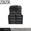 Za Export New Arrival Women's Clothing ZR Fashion Style Fashion Sleeveless Contrast Color Turtleneck Cotton-Padded Jacket Vest 4749811 800