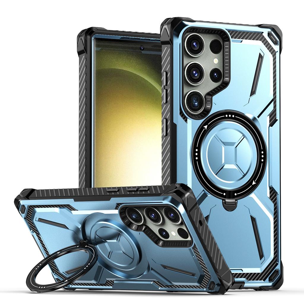 Применимо к чехлу для мобильного телефона Samsung S25Ultra Golden Armor, S24Ultra Magnetic, S23Ultra Bracket, S22 Set