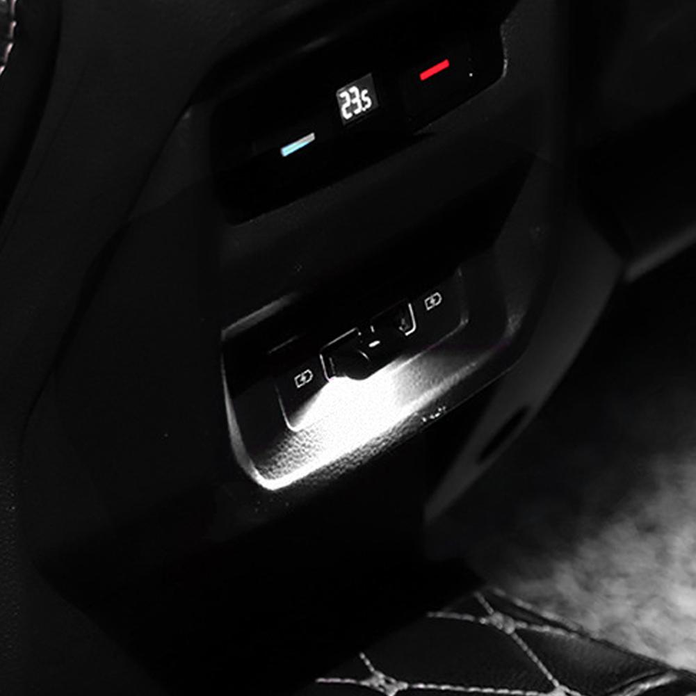 Автомобильный USB-светильник для салона автомобиля, атмосферное освещение, светодиодные сигнальные огни, украшения для автомобильной лампы для чтения