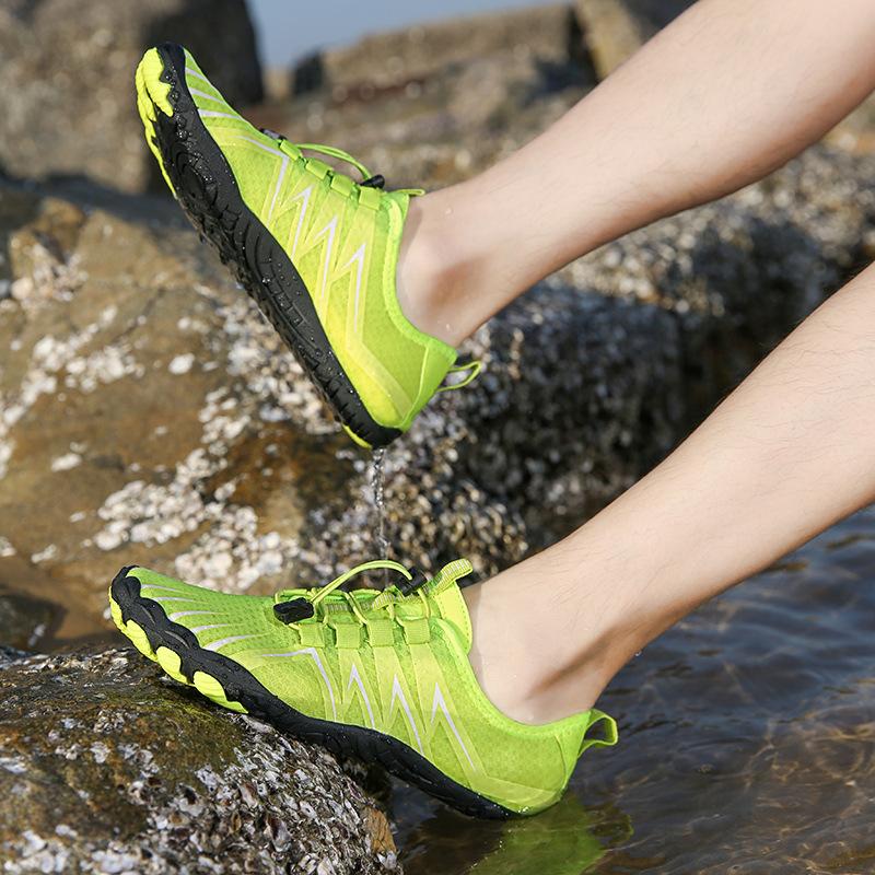 New spring and summer platform men's and women's outdoor casual shoes fashion mesh beach shoes creek shoes wading shoes hiking shoes