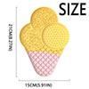 Cute Slow Feeder Dog Bowl Ice Cream Shaped Slow Feeding Dish Pet Slow Licking Mat  Pet Supplies