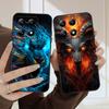 Светящаяся голова льва для Xiaomi 11T 11 Ultra 12 12T Pro 14 15 13 Lite Mi Poco M4 5 M7 5G X4 X5 M6 C75 Pro X6 4G мягкий чехол для телефона