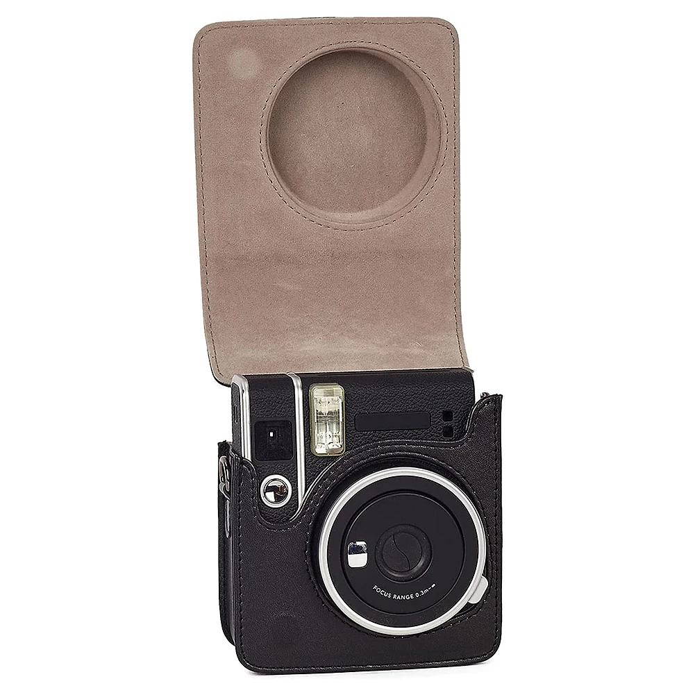 Сумка для камеры Fujifilm Instax Mini 40 Instant Camera, ретро-кожаный чехол для камеры и плечевой ремень, дорожный портативный защитный чехол