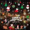 Christmas Santa Claus Elk Window Sticker Merry Christmas Decor For Home Christmas Ornament Xmas Gift Navidad 2022 New Year 2023