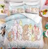 Kawaii MIKKO Bedding Sets Comforter Quilt Bed Cover Duvet Cover Pillow Case 2-3 Pieces Sets Kids Adult Size Cartoon Decoration