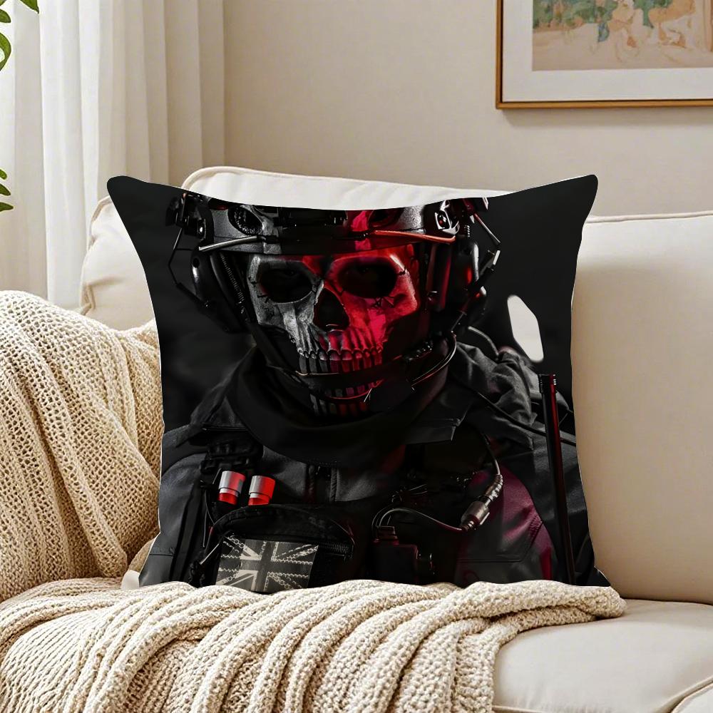 game shooter CCall of DDutyES Cushion Cover Pillowcase Antidustmite living Room Sofa Decor Cushion Room
