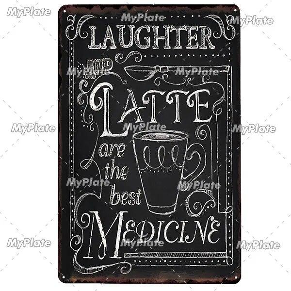 Coffee Word Vintage Metal Sign Tin Sign Vintage Cafe Decoration Plaque Home Wall Decor Bar Sign Home Decor Poster Drop Shipping